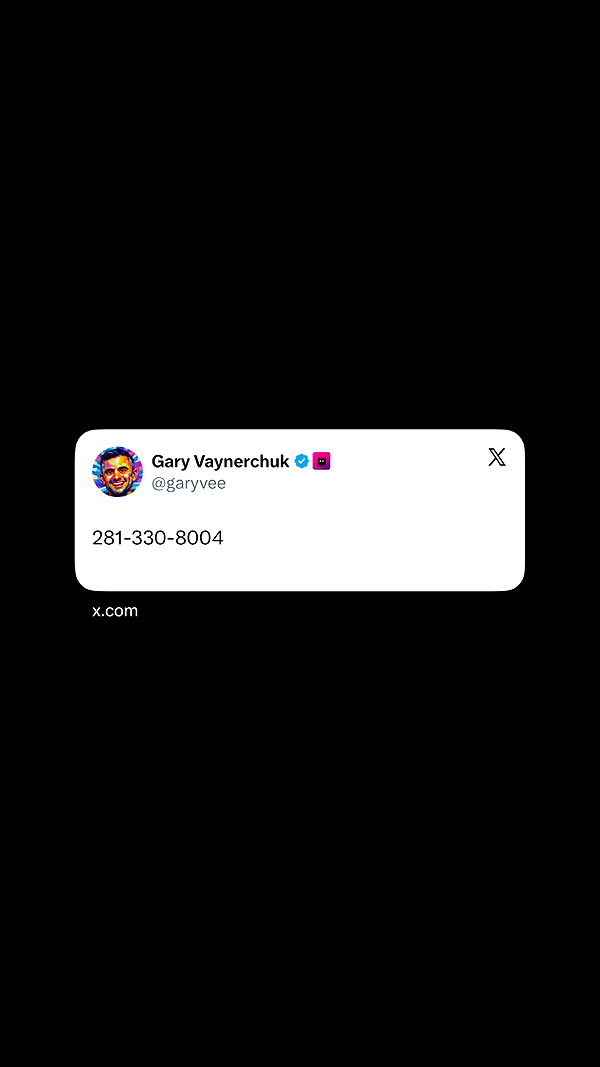 Archived image from @garyvee on Instagram