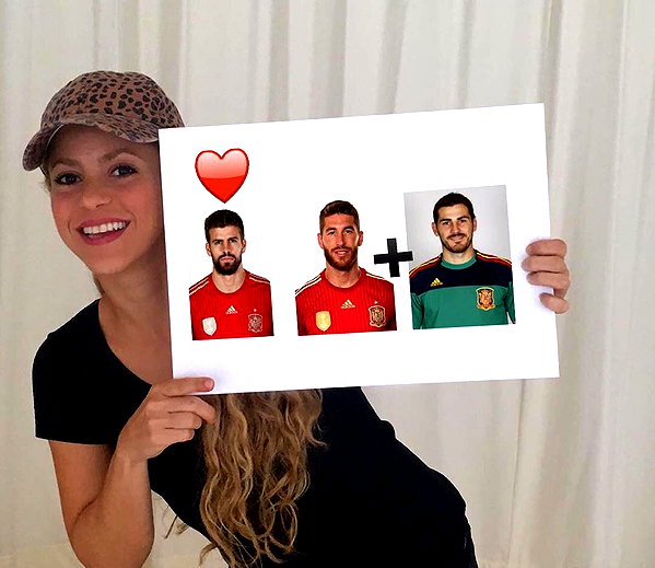 shakira instagram image archive image