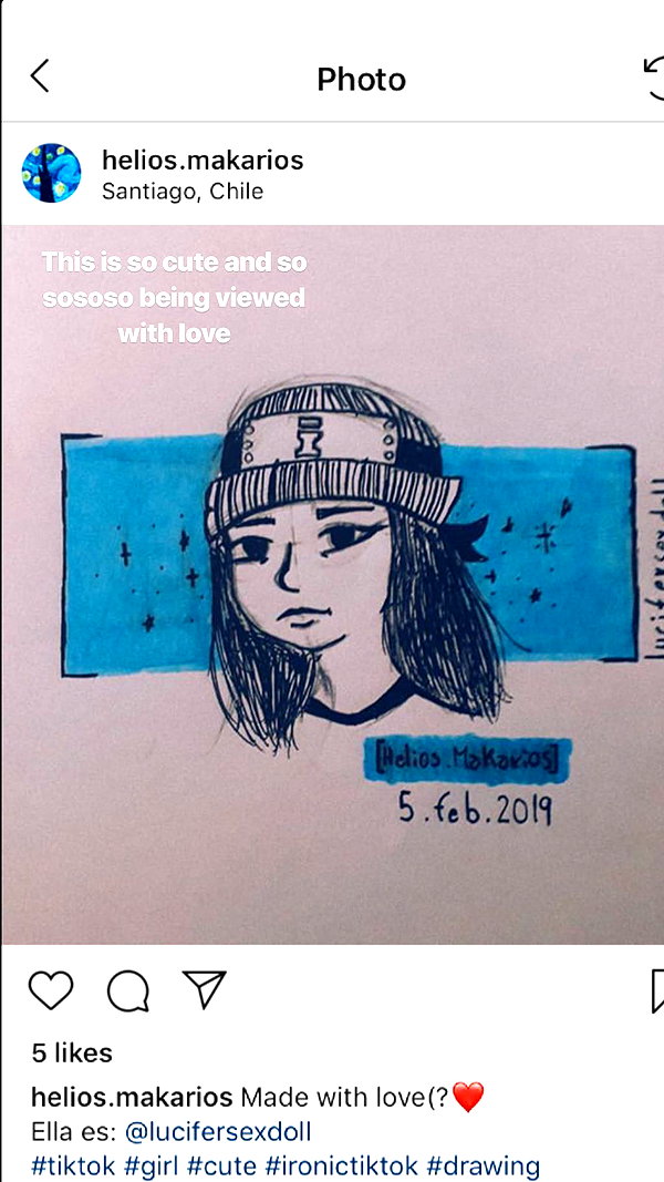 Archived image from @lilmochidoll on Instagram