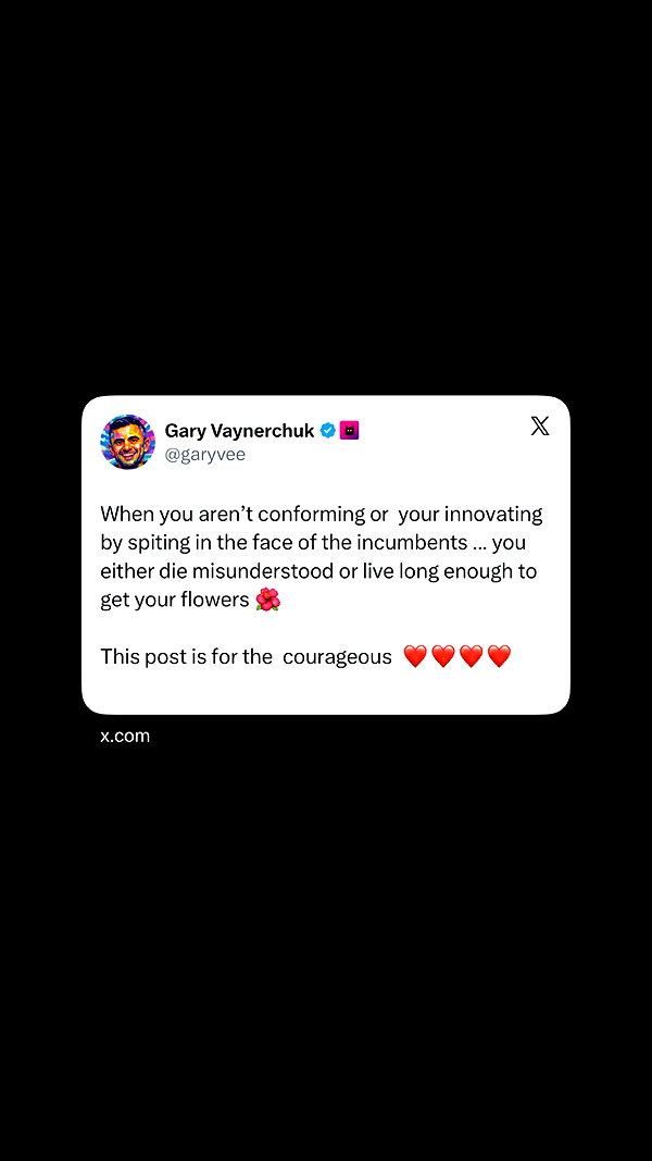 Archived image from @garyvee on Instagram