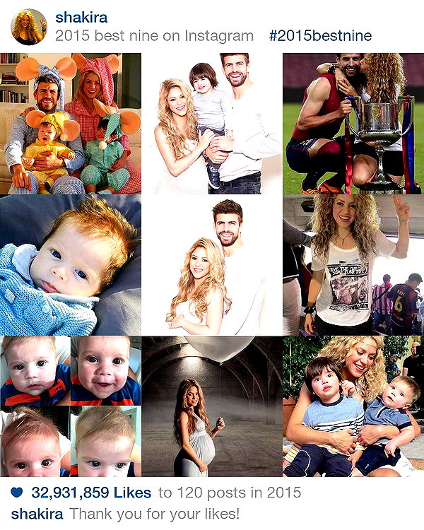 shakira instagram image archive image