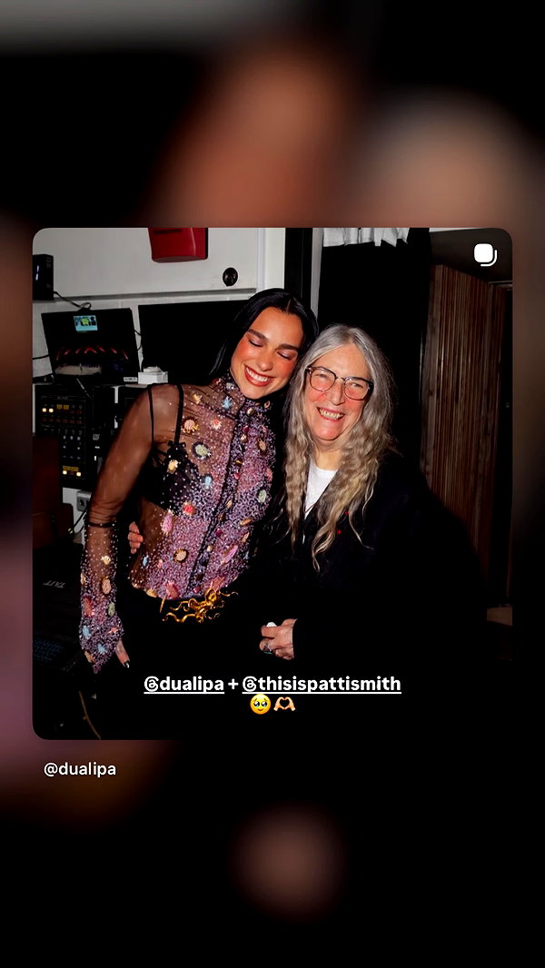 Archived image from @dualipa on Instagram