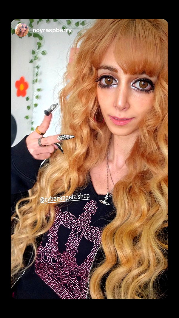Archived image from @cyberangelz.shop on Instagram