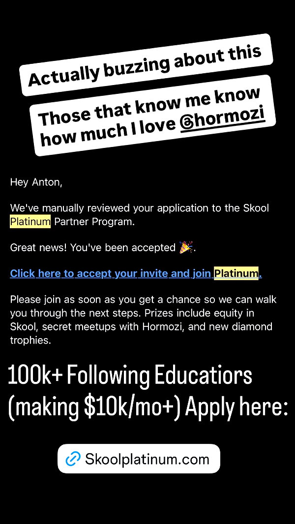 hormozi instagram image archive image