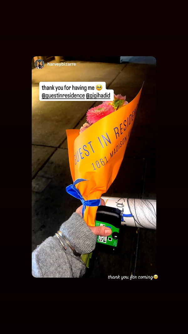 Archived image from @gigihadid on Instagram