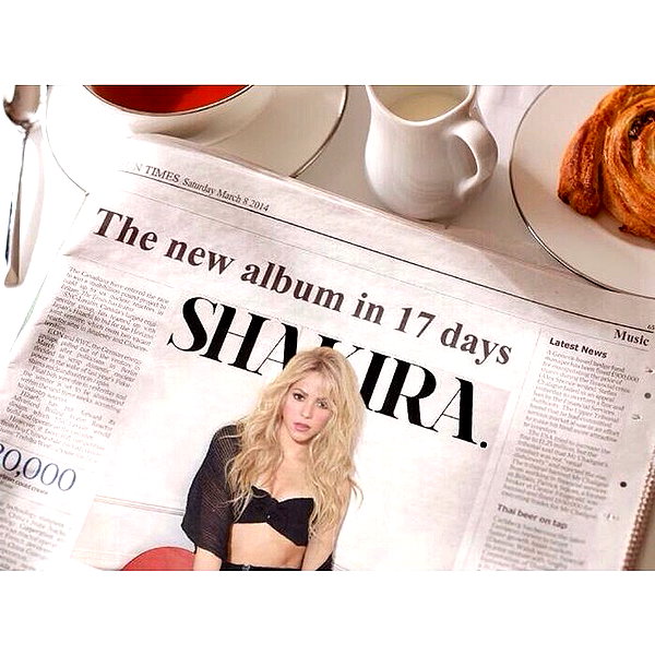 shakira instagram image archive image