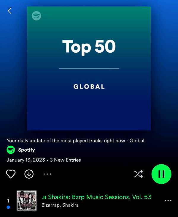 shakira instagram image archive image