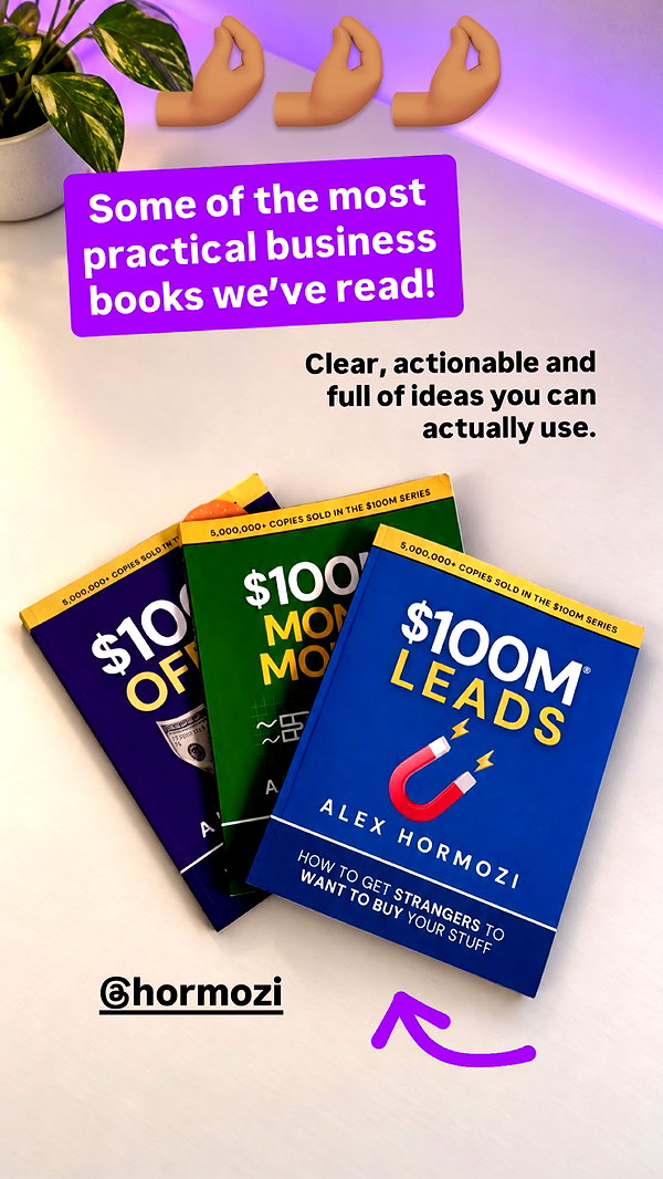 Archived image from @hormozi on Instagram
