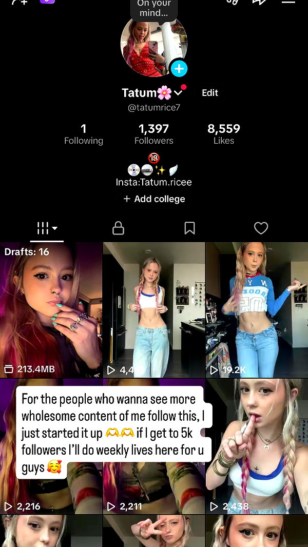 tatum.ricee instagram image archive image