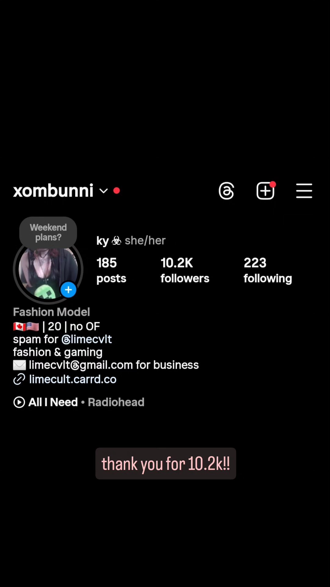 xombunni instagram image archive image