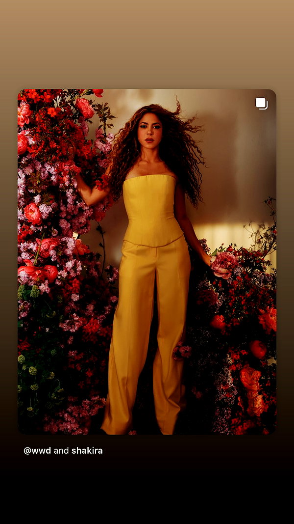 shakira instagram image archive image