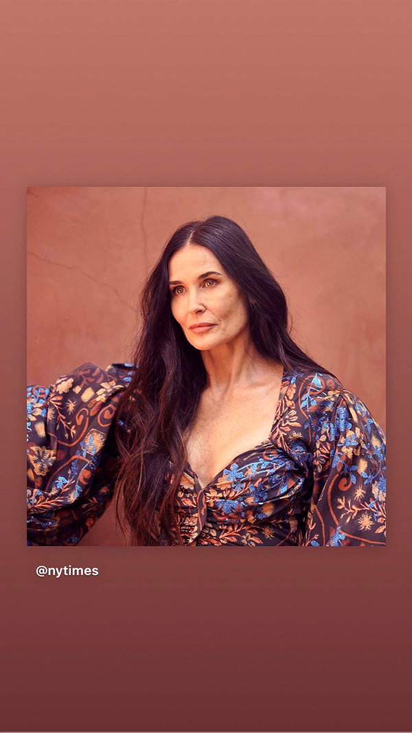 demimoore instagram image archive image