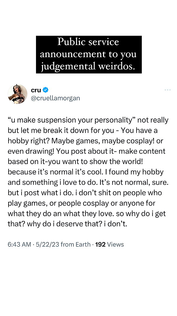 cruellamorgan cruellamorgan archive image