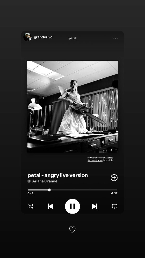 Archived image from @arianagrande on Instagram