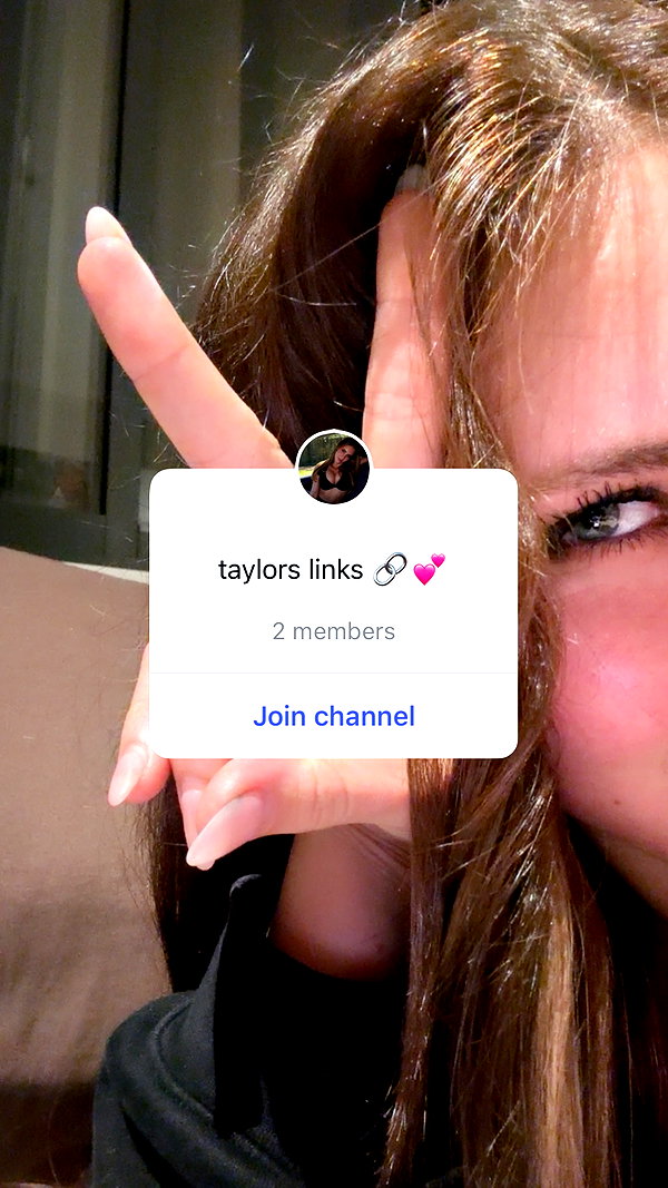 Archived image from @taylorssroom on Instagram