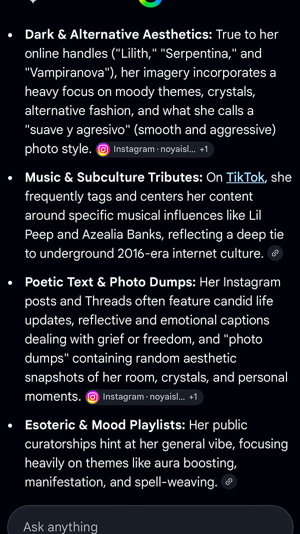 Archived image from @noyaislilith333 on Instagram