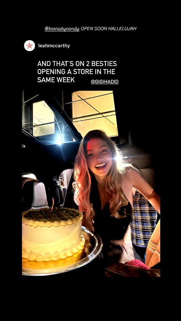Archived image from @gigihadid on Instagram