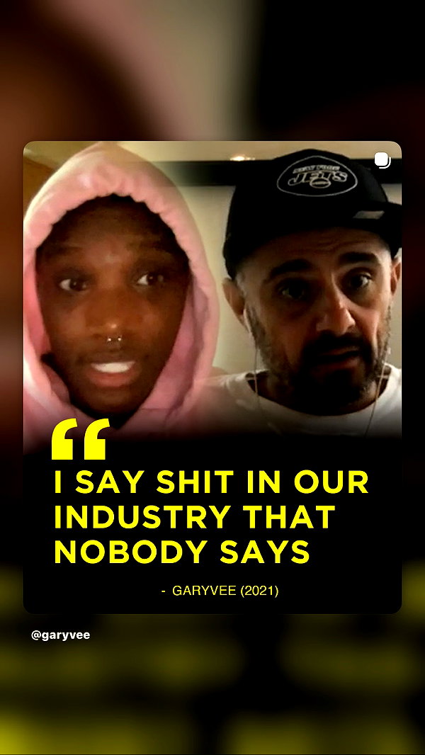 Archived image from @garyvee on Instagram