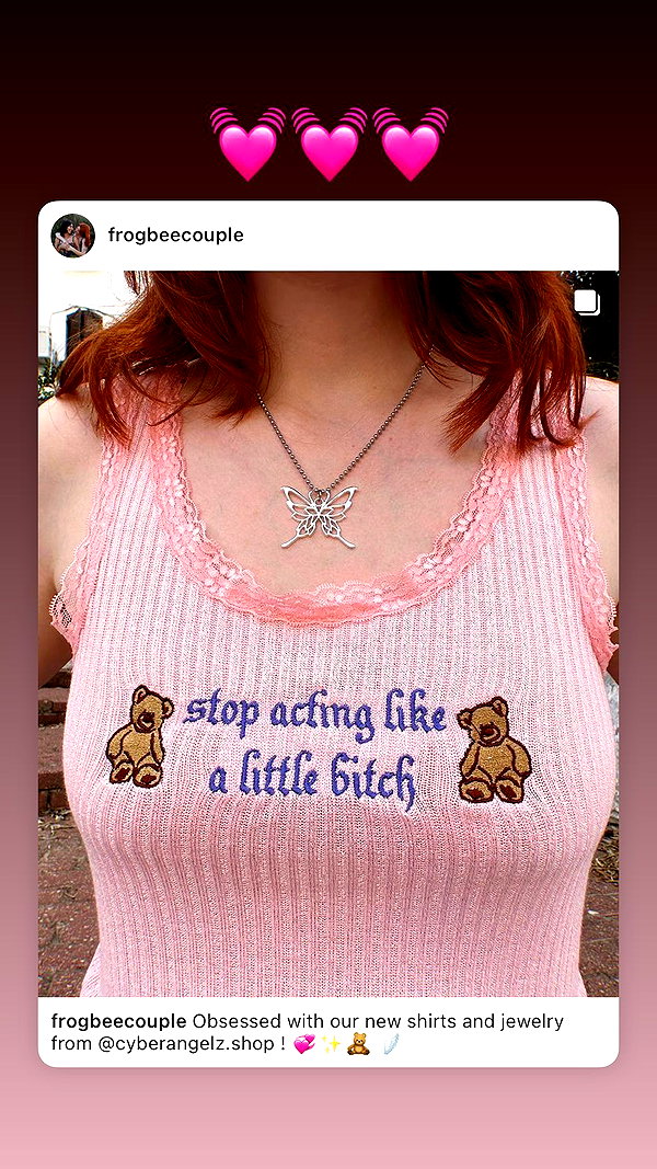 Archived image from @cyberangelz.shop on Instagram