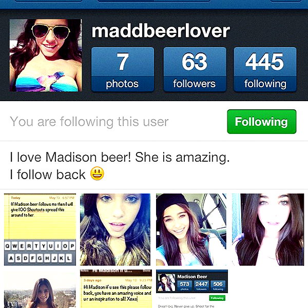 madisonbeer instagram image archive image