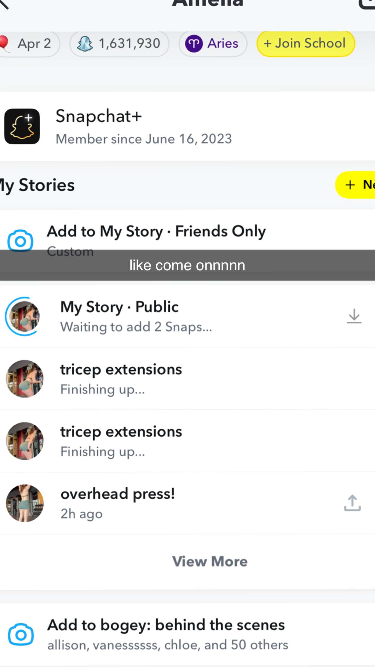 ameliabfit snapchat image archive image