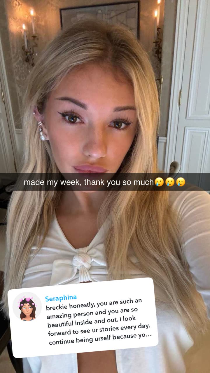 breckiehill snapchat image archive image