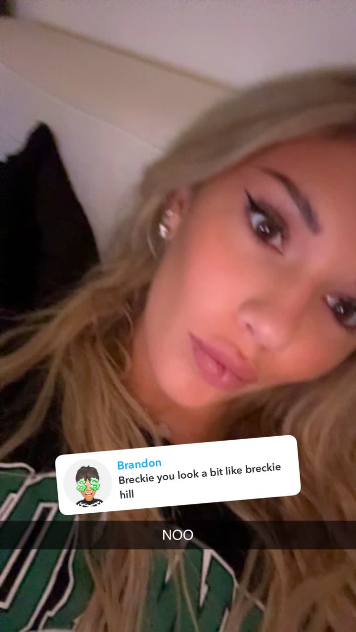 breckiehill snapchat image archive image