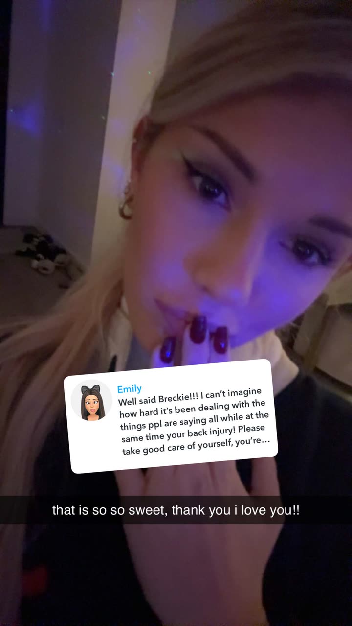 breckiehill snapchat image archive image