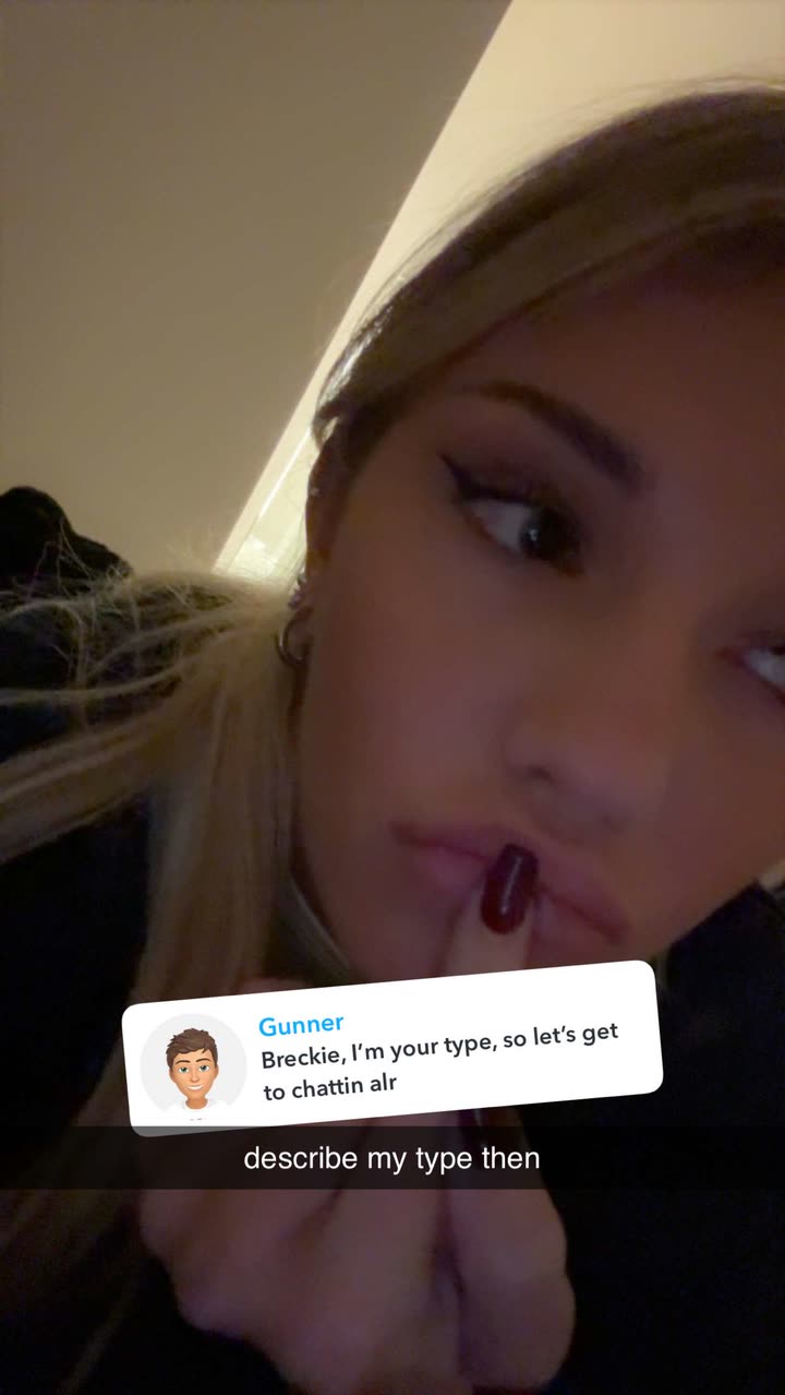 breckiehill snapchat image archive image