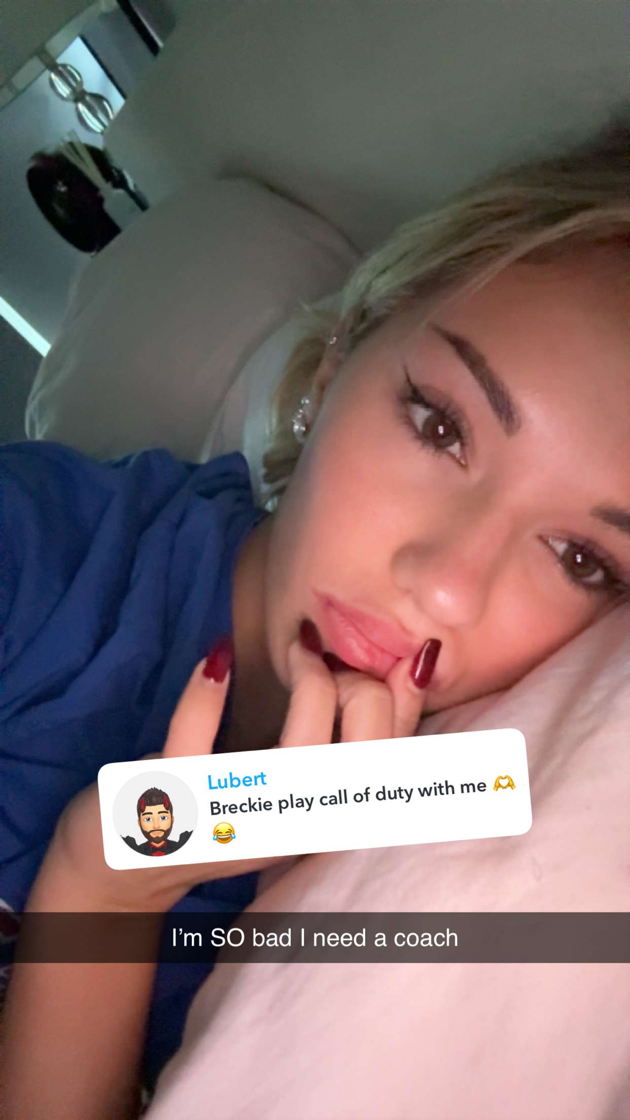 breckiehill snapchat image archive image