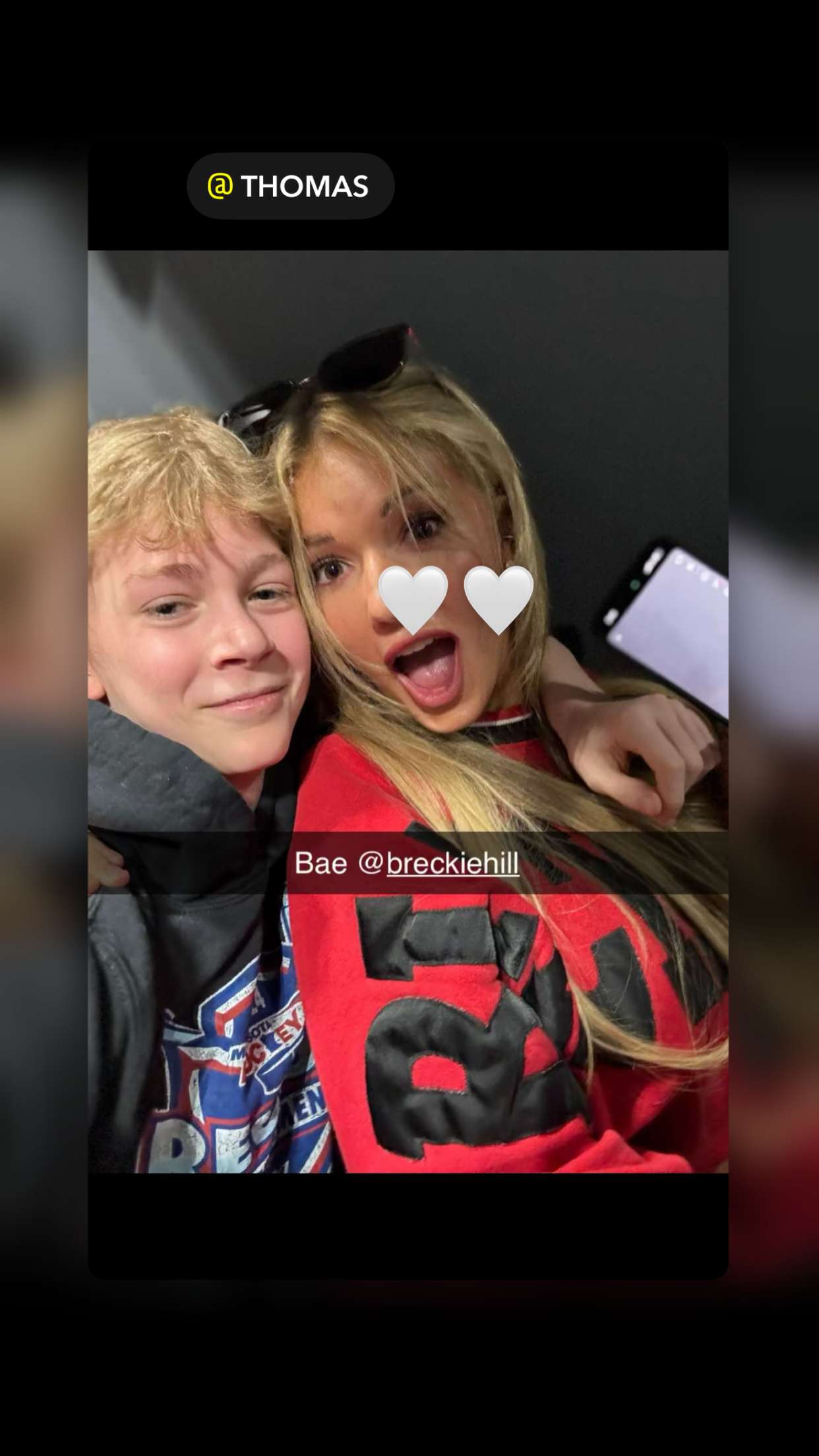 breckiehill snapchat image archive image