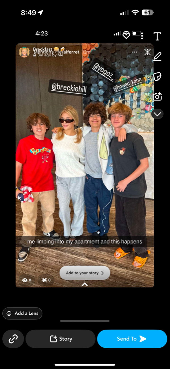 breckiehill snapchat image archive image