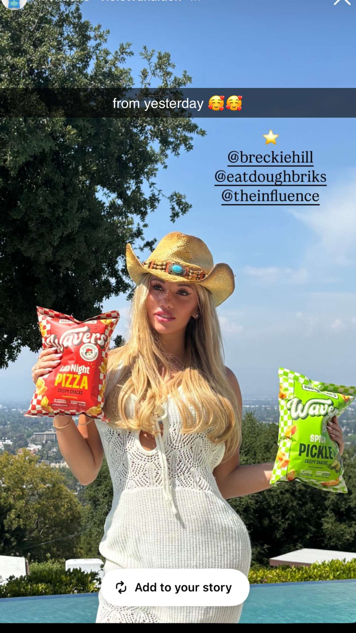 breckiehill snapchat image archive image