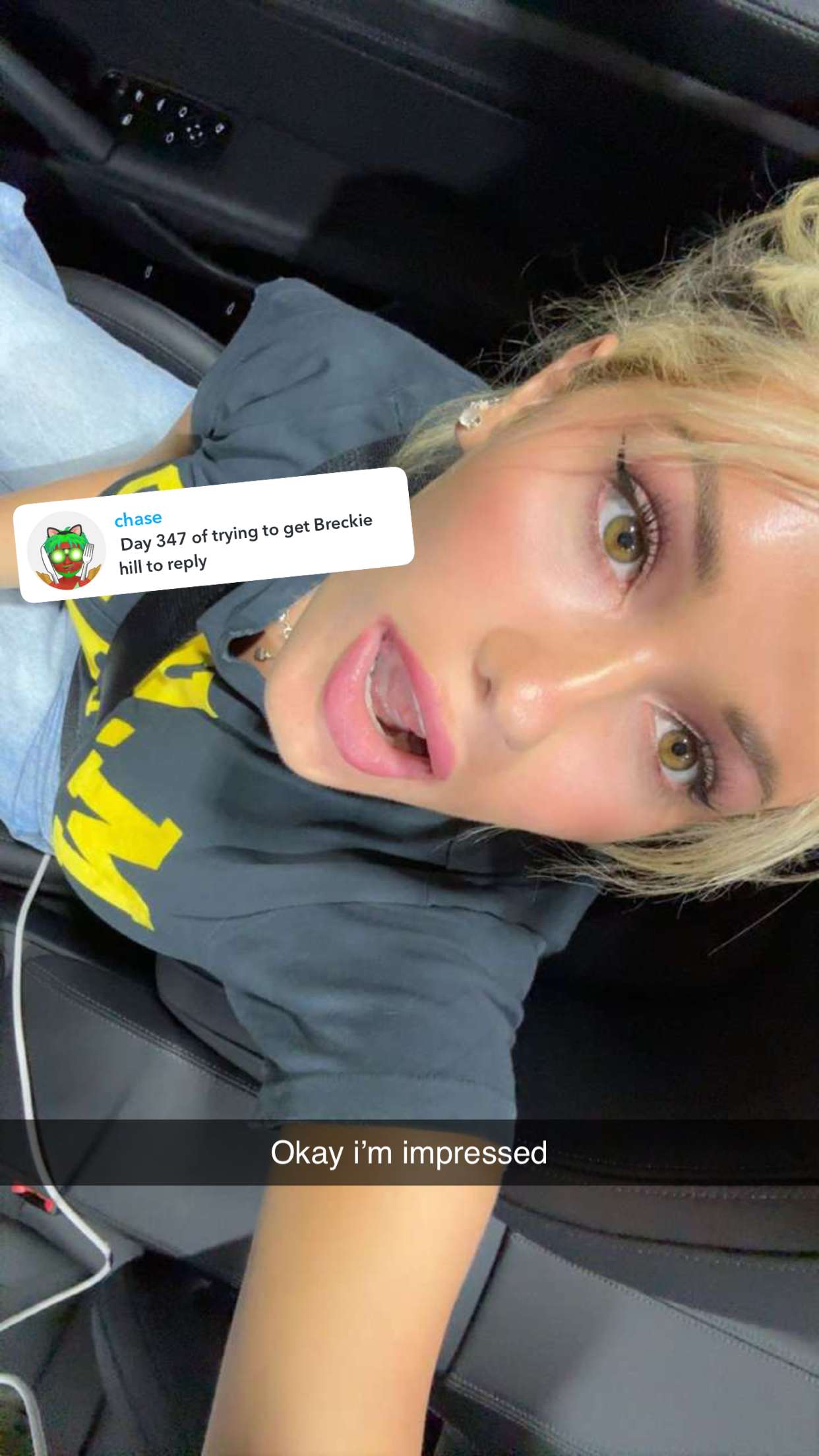 breckiehill snapchat image archive image