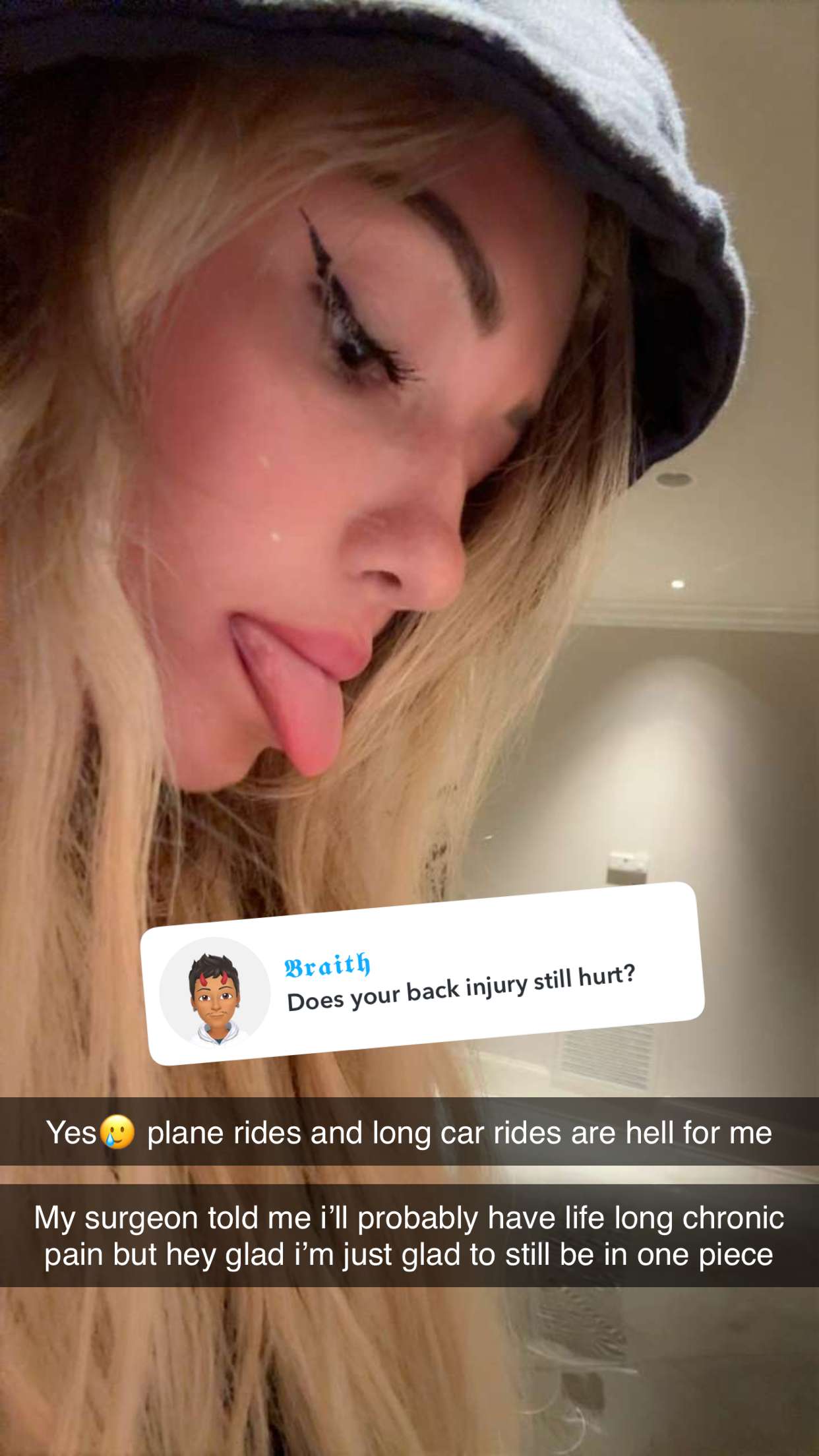 breckiehill snapchat image archive image