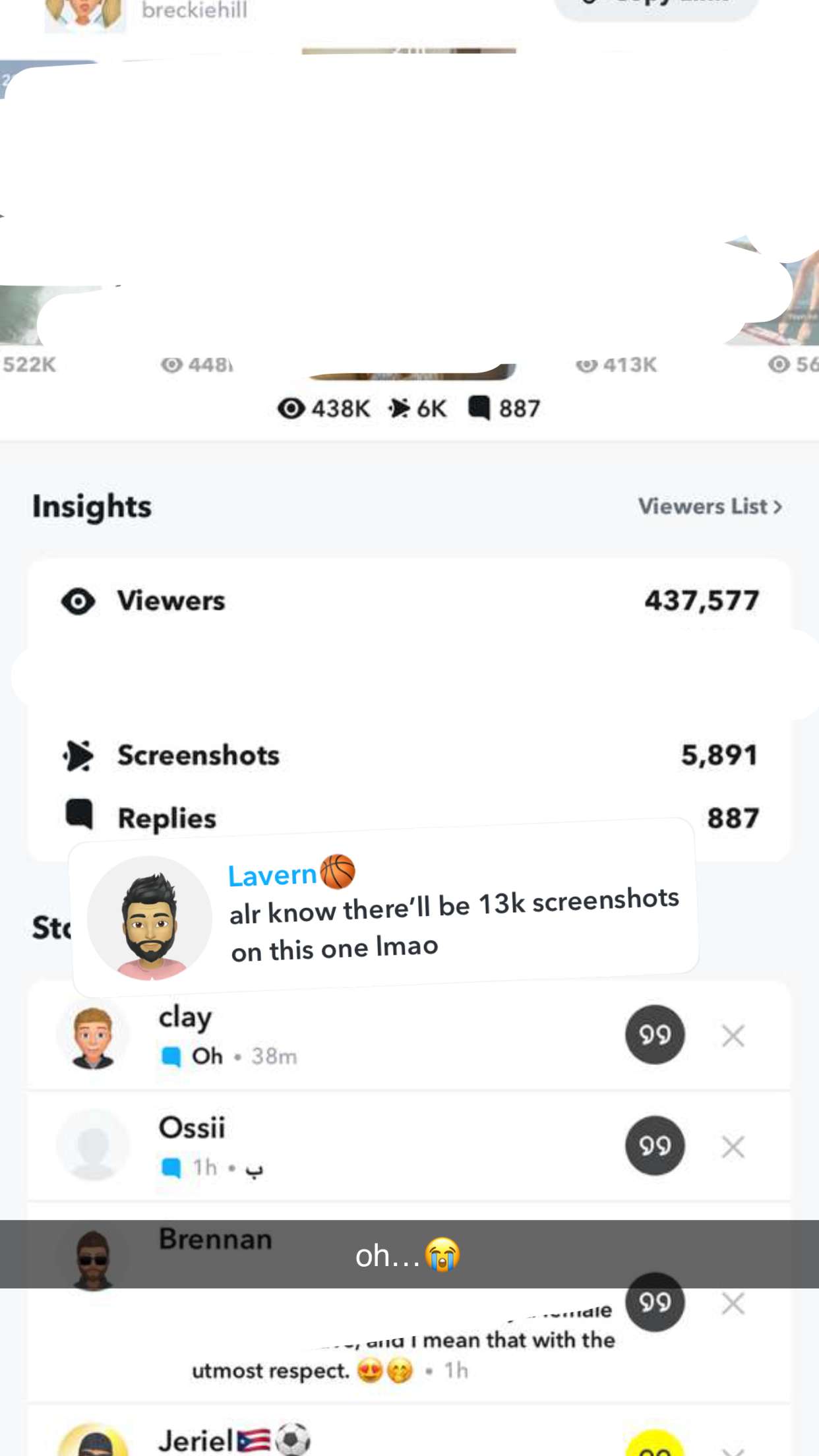 breckiehill snapchat image archive image