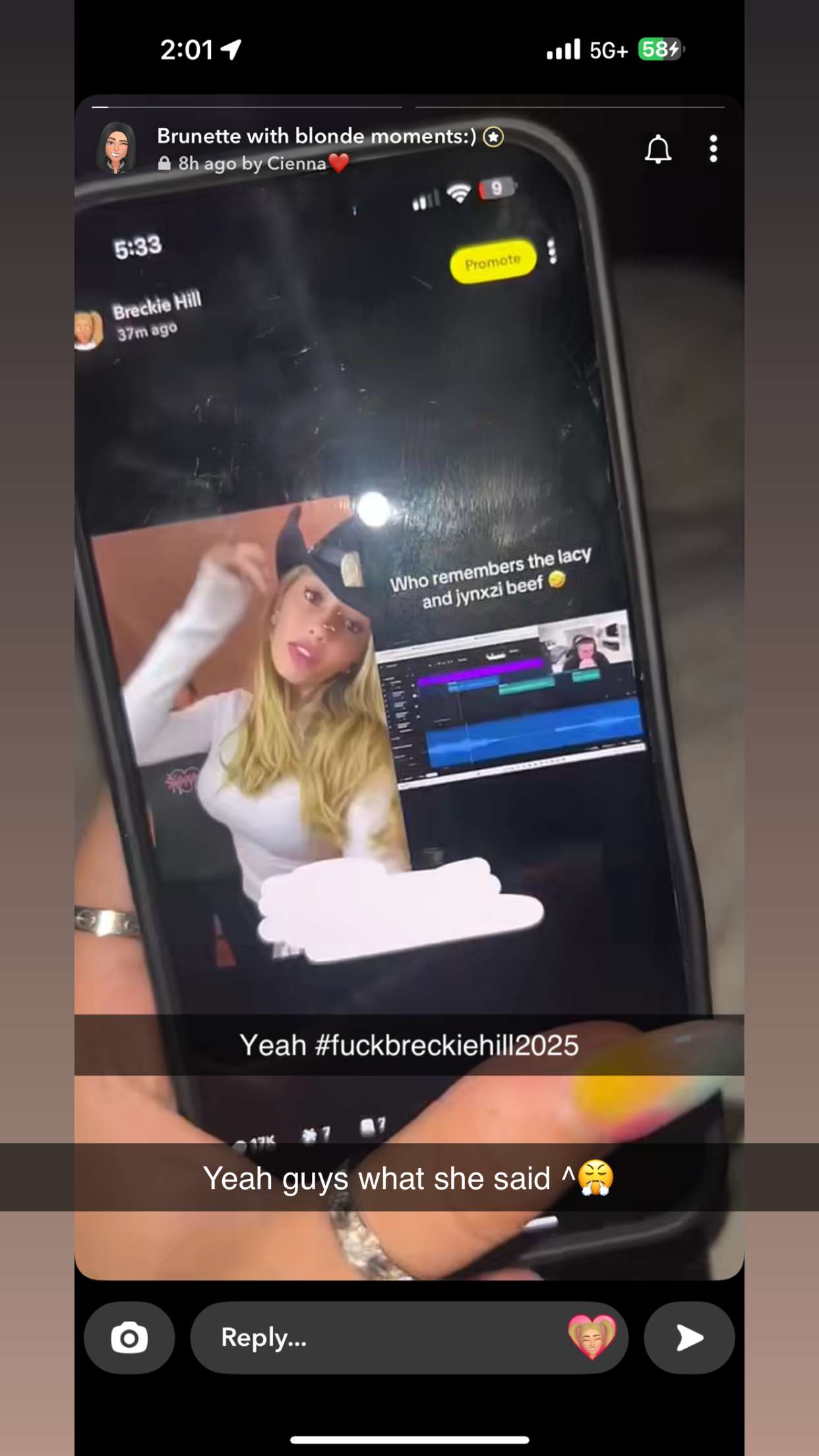 breckiehill snapchat image archive image