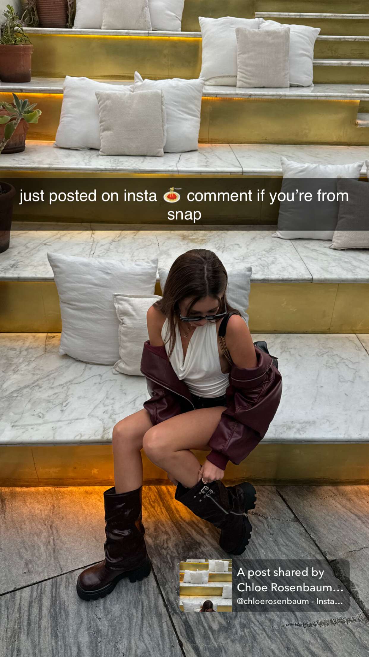 chloerosenbaum snapchat image archive image