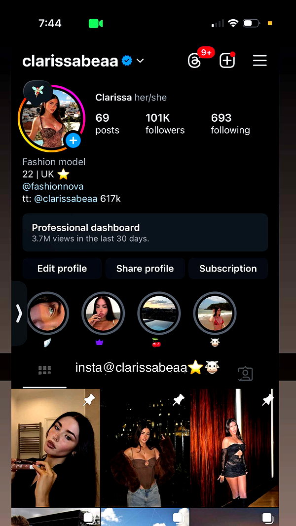 clarissabeaa snapchat image archive image