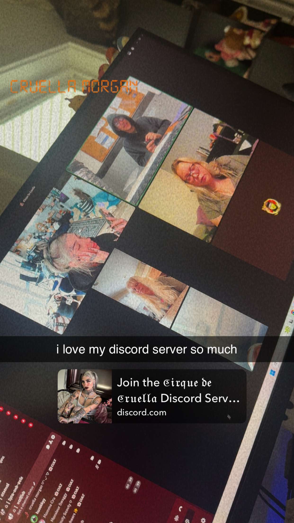 cruellamorganxo snapchat image archive image