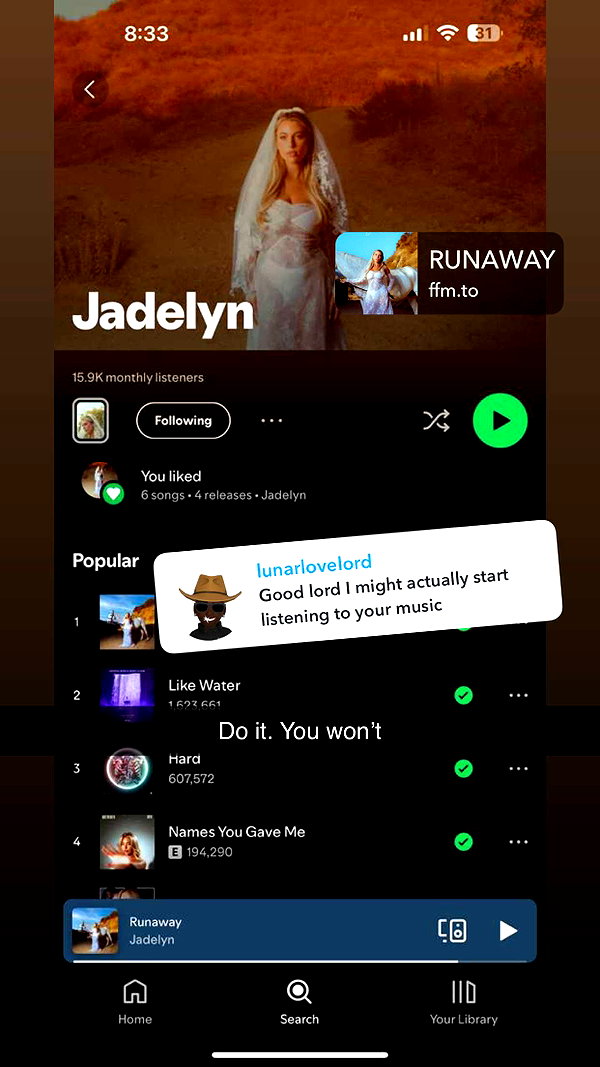 jadelynmusic snapchat image archive image
