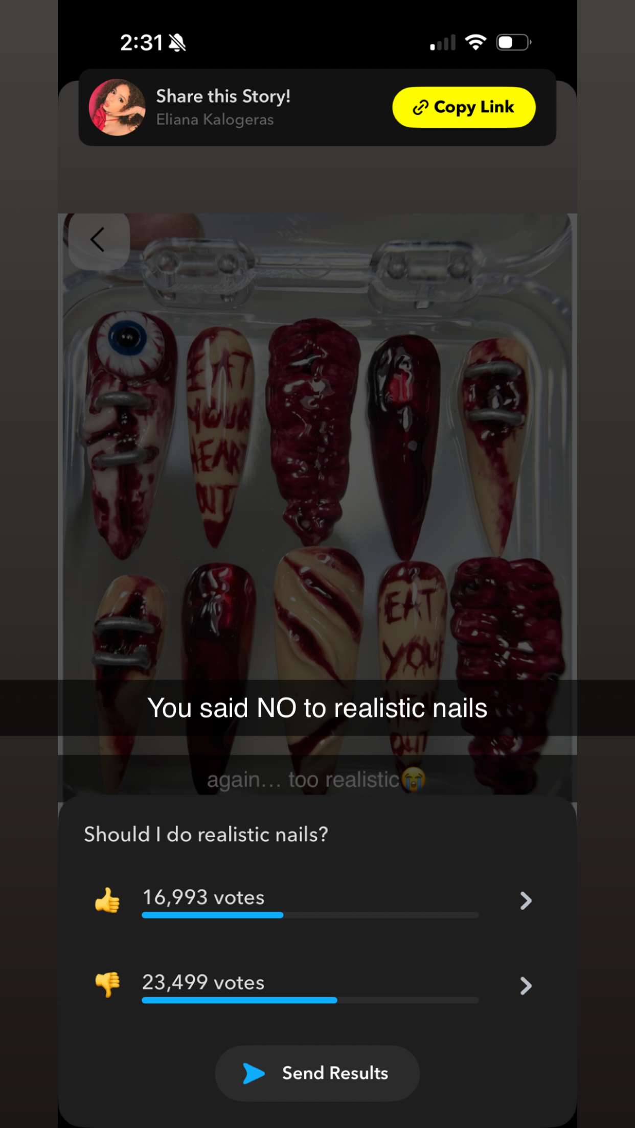 kalogeraseliana snapchat image archive image