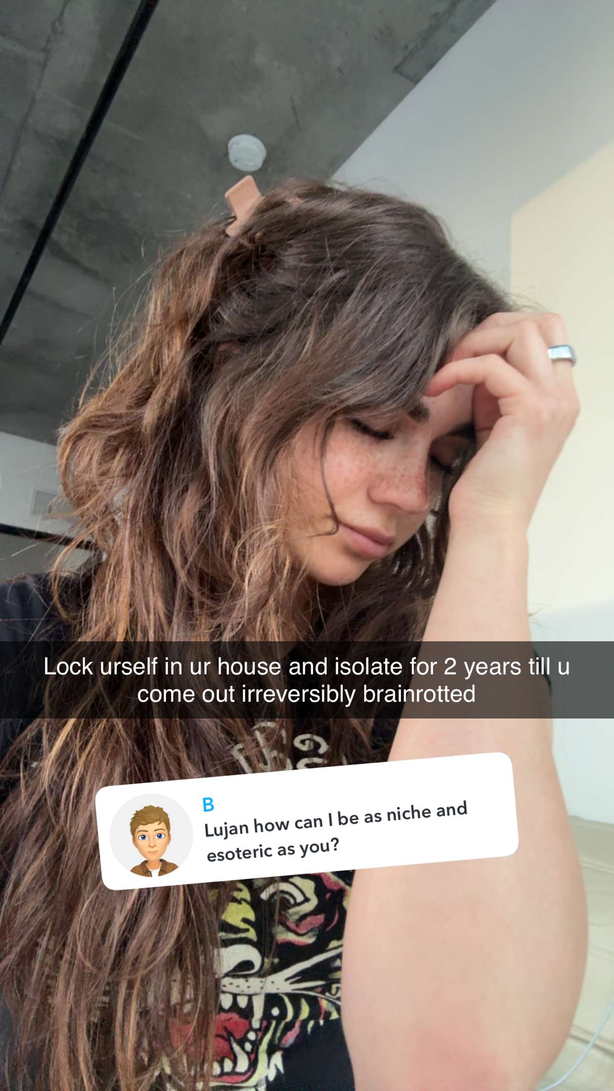 realhaylujan snapchat image archive image