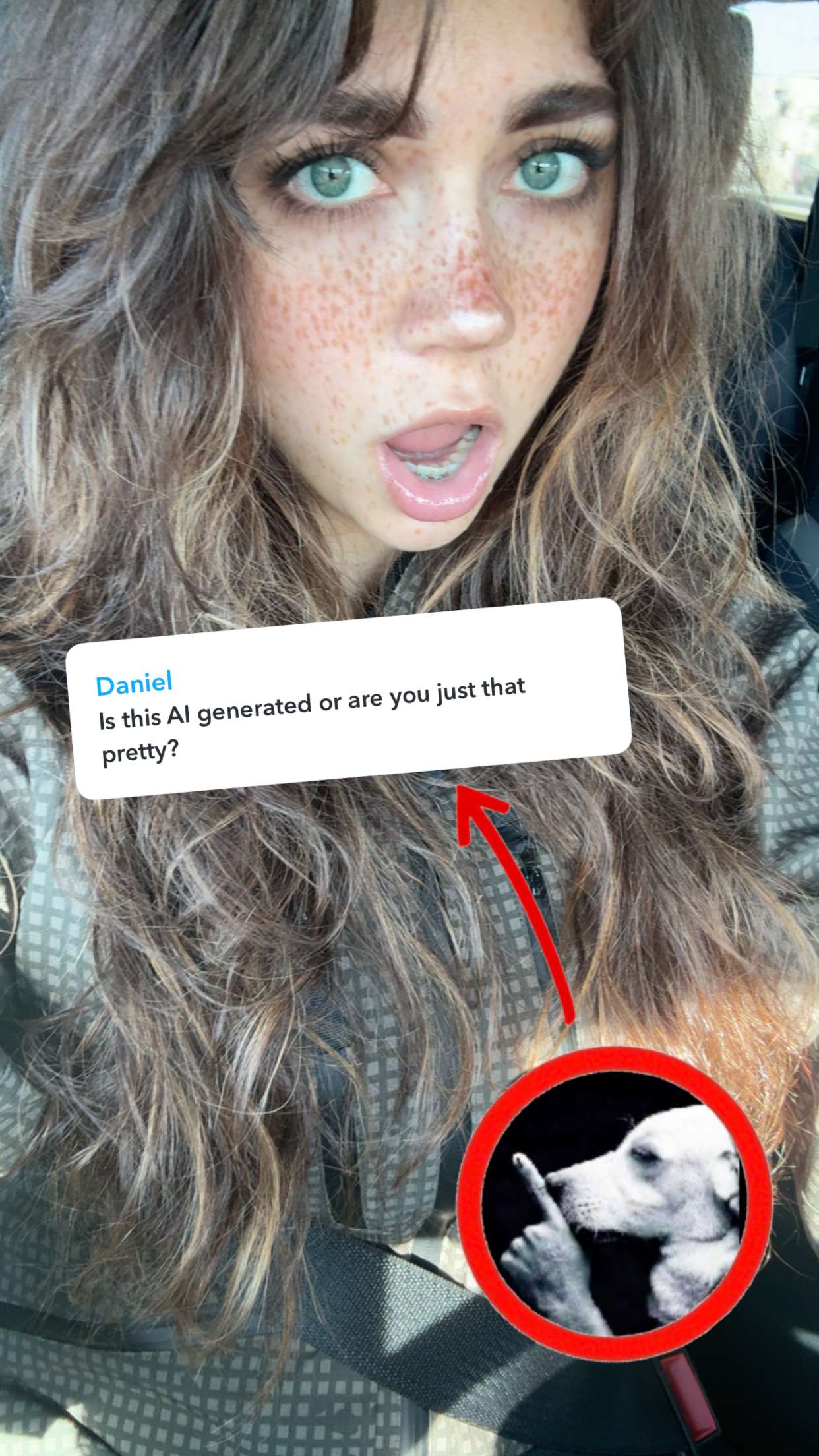 realhaylujan snapchat image archive image