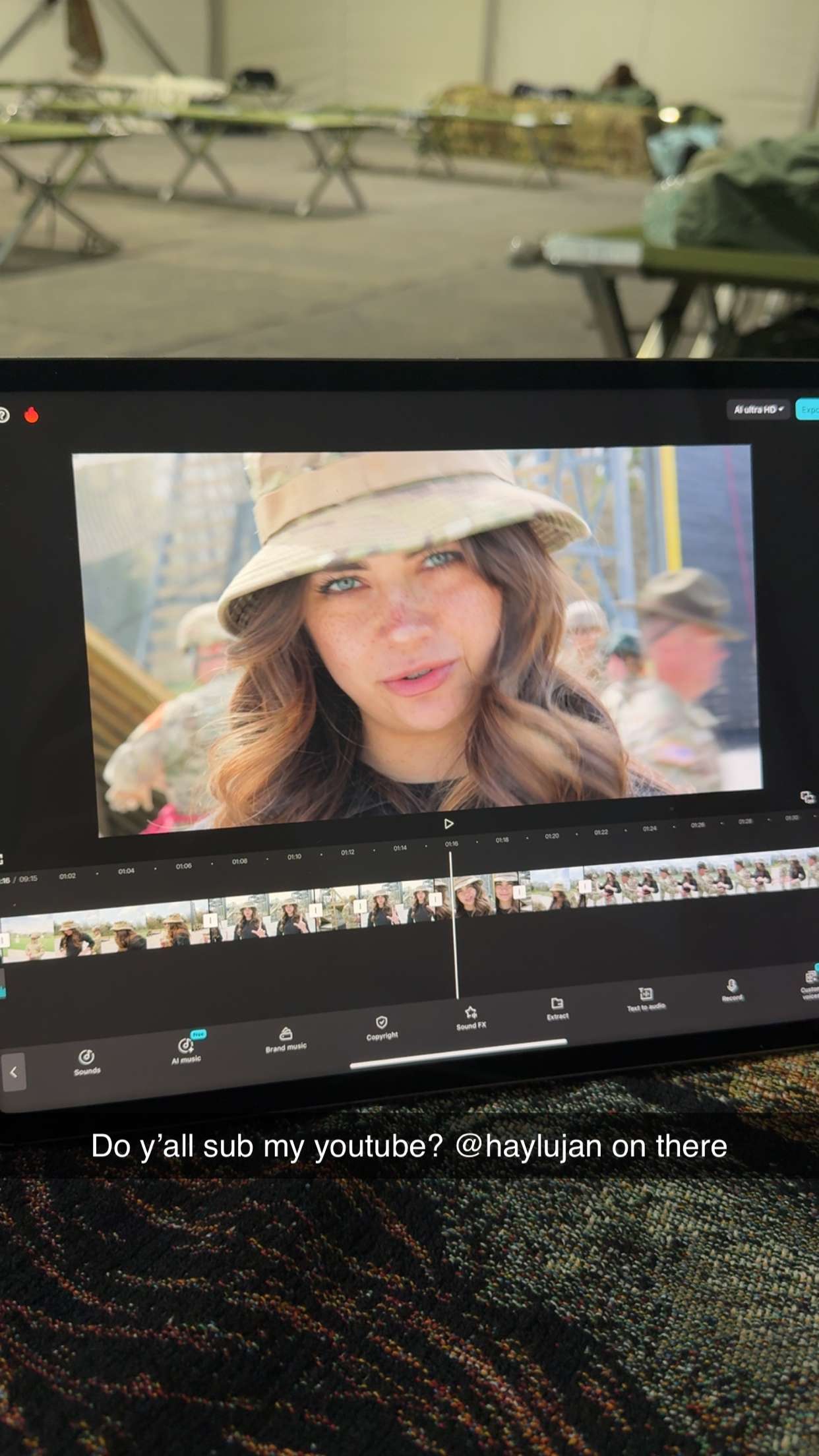 realhaylujan snapchat image archive image