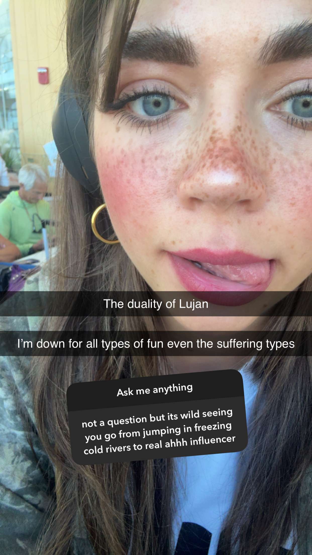 realhaylujan snapchat image archive image