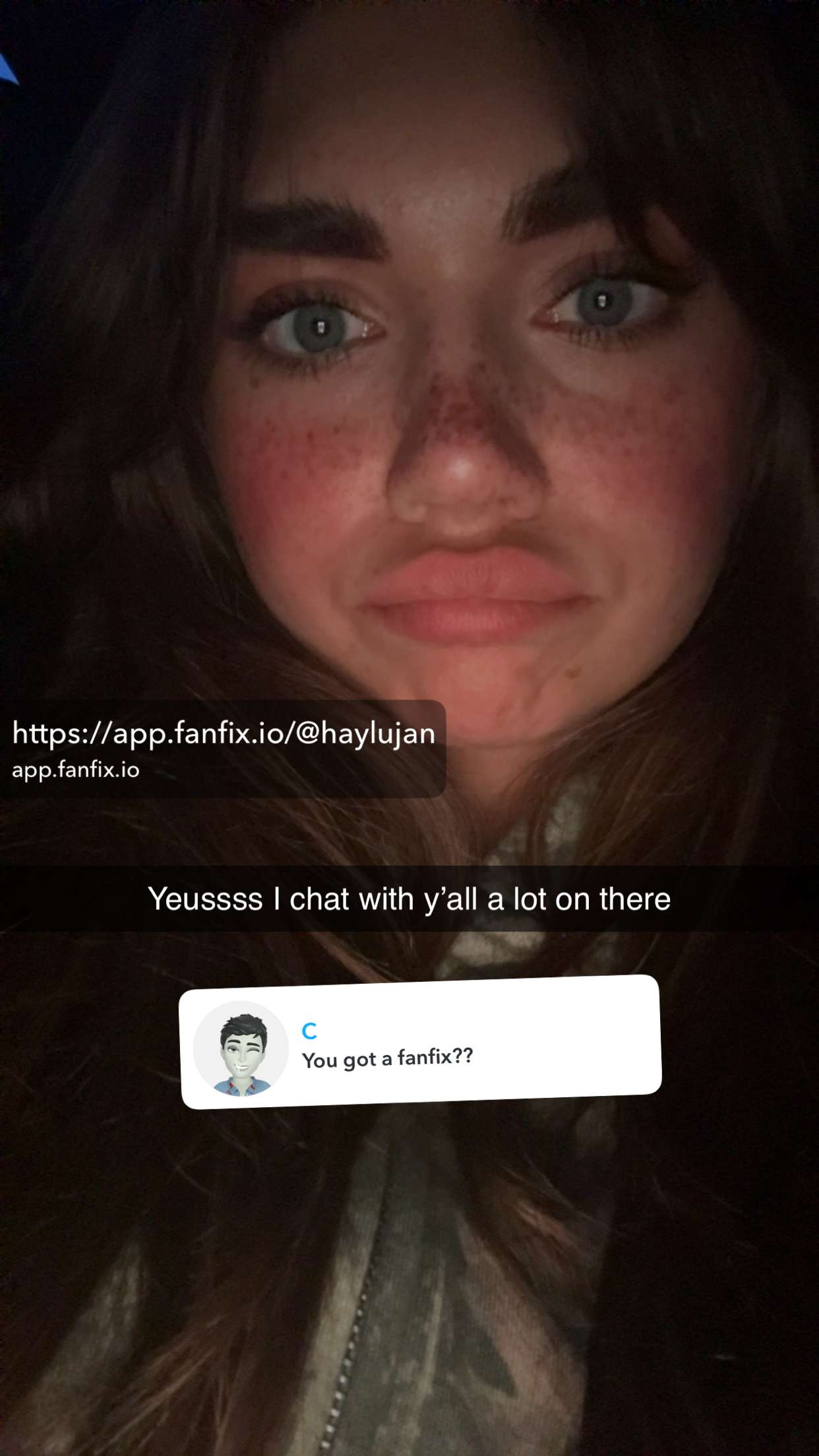 realhaylujan snapchat image archive image