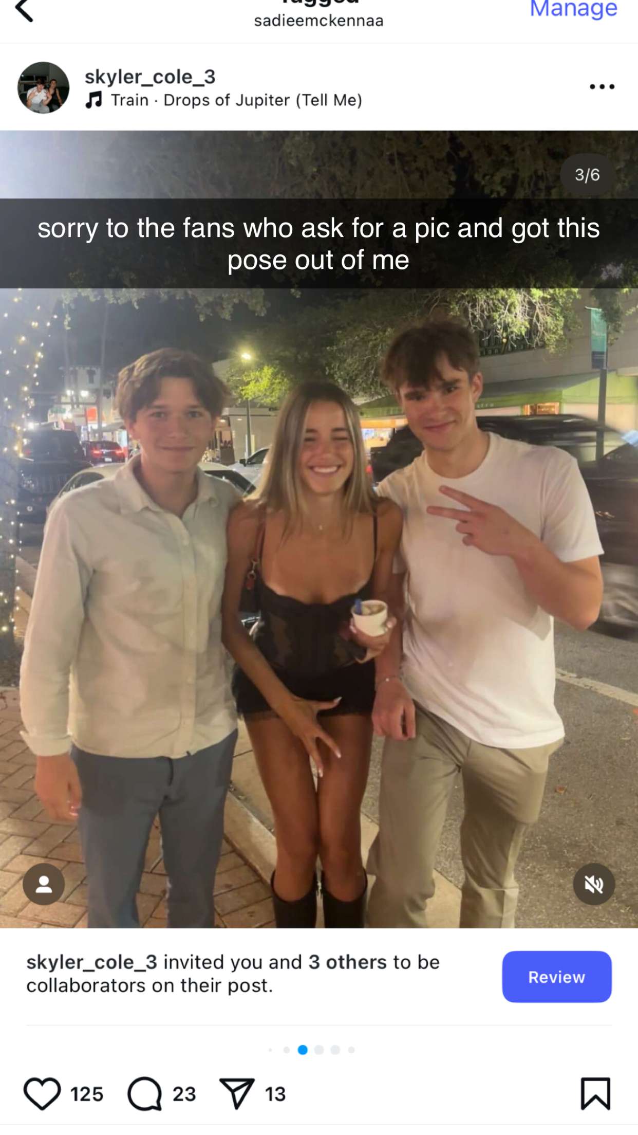 sadie.mckenna snapchat image archive image