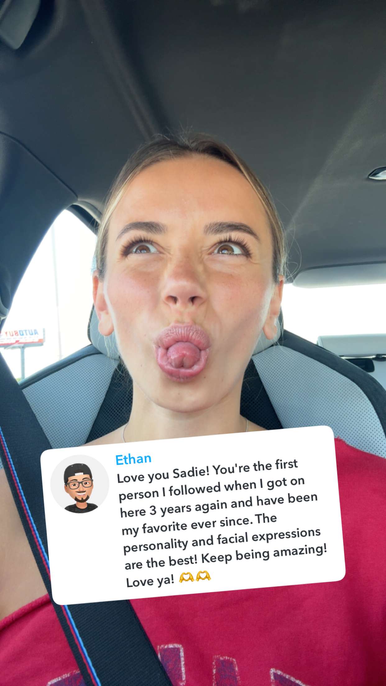 sadie.mckenna snapchat image archive image