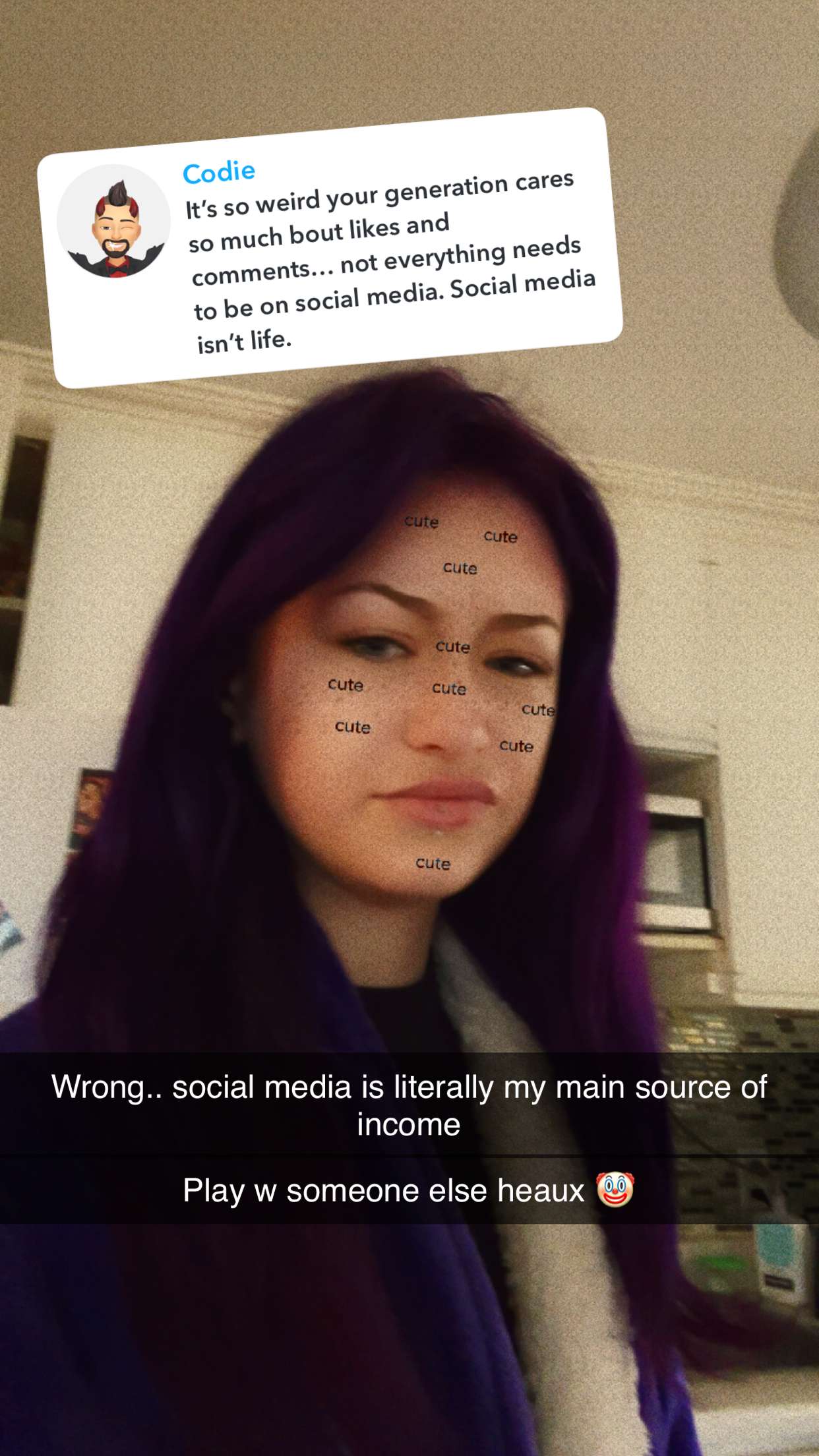 trappkittykhaos snapchat image archive image